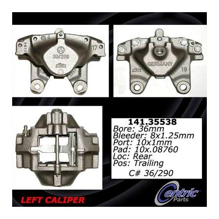 Centric Posi Quiet Loaded Caliper , Posi Quiet 142.35538